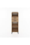 Hyperion Dolap 2 Raflı 2 Çekmeceli 44x44x134 Çam-Çam