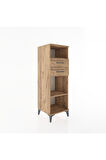 Hyperion Dolap 2 Raflı 2 Çekmeceli 44x44x134 Çam-Çam