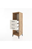 Hyperion Dolap Tek Raflı 3 Çekmeceli 44x44x134 Çam-Aytaşı