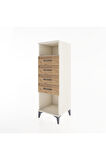 Hyperion Dolap Tek Raflı 4 Çekmeceli 44x44x134 Aytaşı-Çam