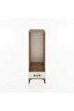 Hyperion Dolap Tek Raflı Tek Çekmeceli Tek Askılı 44x44x134 Çam-Aytaşı