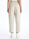 Beli Lastikli Rahat Kalıp Kadın Pantolon