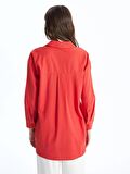 Düz Uzun Kollu Oversize Kadın Gömlek Tunik