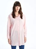 Düz Uzun Kollu Oversize Kadın Gömlek Tunik