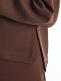 Bisiklet Yaka Oversize Kadın Sweatshirt