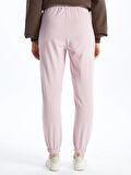 Kadın Beli Lastikli Düz Jogger Eşofman Altı