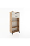 Hyperion Dolap 2 Raflı 2 Çekmeceli 60x44x134 Çam-Aytaşı