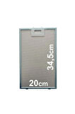 DVK6J660 İçin Davlumbaz Aspiratör 200X345 Alüminyum Yağ Süzgeç Tel Kaset Filtre