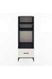 Hyperion Dolap 3 Raflı Tek Çekmeceli 60x44x163 Antrasit-Aytaşı