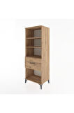 Hyperion Dolap 3 Raflı Tek Çekmeceli 60x44x163 Çam-Çam