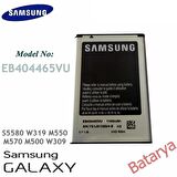 Samsung EB404465VU Batarya Samsung S5580 W319 M550 M570 M500 W309 Uyumlu Batarya