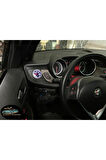 ALFA ROMEO GİULİETTA GÖSTERGE PODU ÇERÇEVESİ 52mm & 60mm ABS BASKI