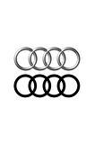 AUDİ AMBLEM (28cm*10cm*1,4cm) ABS BASKI