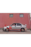 HYUNDAİ ACCENT Uyumlu YUMURTA KASA GT MARŞPİYEL SAĞ SOL TAKIM FİBERGLASS BOYASIZ