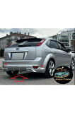 FORD FOCUS 2 EGZOZ GÖRÜNÜMLÜ ARKA TAMPON EKİ FİBERGLASS BOYASIZ