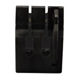 Sando S570H 1/4 R2,6 Çift İğne 6,4 mm 2,6 mm Genişliğinde Sağ Çimalı Ayağı