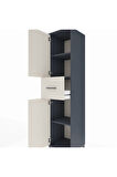 Hyperion Dolap 3 Raflı Tek Çekmeceli 2 Kapaklı 44x44x195 Antrasit-Aytaşı
