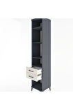 Hyperion Dolap 4 Raflı 2 Çekmeceli 44x44x221 Antrasit-Aytaşı