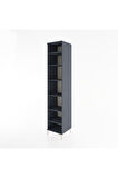 Hyperion Dolap 6 Raflı 44x44x221 Antrasit-Antrasit