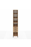 Hyperion Dolap 4 Raflı 3 Çekmeceli 44x44x243 Çam-Çam