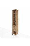 Hyperion Dolap 4 Raflı 3 Çekmeceli 44x44x243 Çam-Çam