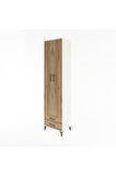 Hyperion Dolap 6 Raflı 2 Çekmeceli 2 Kapaklı 60x44x243 Aytaşı-Çam