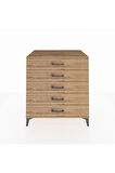 Kronos Şifonyer 5 Çekmeceli 88x59x96 Çam-Çam