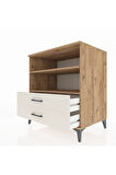 Kronos Şifonyer 2 Raflı 2 Çekmeceli 88x59x96 Çam-Aytaşı