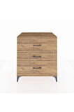 Kronos Şifonyer 3 Çekmeceli 88x59x96 Çam-Çam