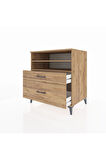 Kronos Şifonyer 2 Raflı 2 Çekmeceli 88x59x96 Çam-Çam