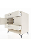 Kronos Şifonyer 2 Raflı 2 Çekmeceli 2 Kapaklı 88x59x96 Aytaşı-Aytaşı