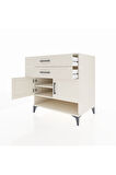Kronos Şifonyer 2 Raflı 2 Çekmeceli 2 Kapaklı 88x59x96 Aytaşı-Aytaşı