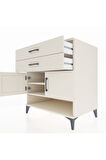 Kronos Şifonyer 2 Raflı 2 Çekmeceli 2 Kapaklı 88x59x96 Aytaşı-Aytaşı
