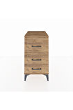 Kronos Komodin 3 Çekmeceli 44x59x80 Çam-Çam
