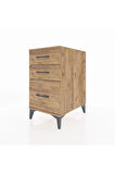 Kronos Komodin 3 Çekmeceli 44x59x80 Çam-Çam