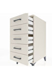 Kronos Komodin 5 Çekmeceli 44x59x96 Aytaşı-Aytaşı