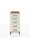 Kronos Komodin 5 Çekmeceli 44x59x96 Çam-Aytaşı