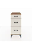 Kronos Komodin 3 Çekmeceli 44x59x96 Çam-Aytaşı