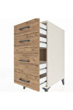 Kronos Komodin 4 Çekmeceli 44x59x96 Aytaşı-Çam