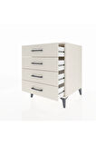 Kronos Komodin 4 Çekmeceli 60x59x80 Aytaşı-Aytaşı