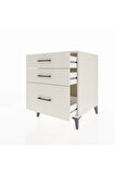 Kronos Komodin 3 Çekmeceli 60x59x80 Aytaşı-Aytaşı