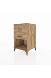 Kronos Komodin 2 Çekmeceli 60x59x96 Çam-Çam