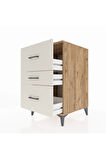 Kronos Komodin 3 Çekmeceli 60x59x96 Çam-Aytaşı