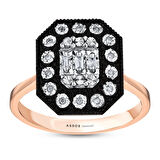 0.09 Karat Elmas Fantezi Yüzük