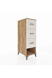Kronos Dolap 3 Çekmeceli 44x59x134 Çam-Aytaşı