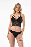 Desteksiz Bralet Takım Siyah Mb12800-b