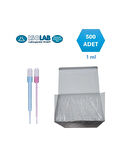 Polietilen Pastör Pipet Damlalık 1 ml 500 Adet/kutu