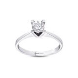 0.06 Karat Pırlanta Tektaş Yüzük