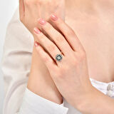 0.14 Karat Baget Taşlı Elmas Yüzük