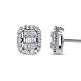 Baget Pırlanta Küpe